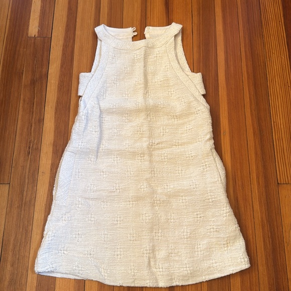 Zara Girls Cotton blend textured dress. Size 9 - Picture 3 of 11